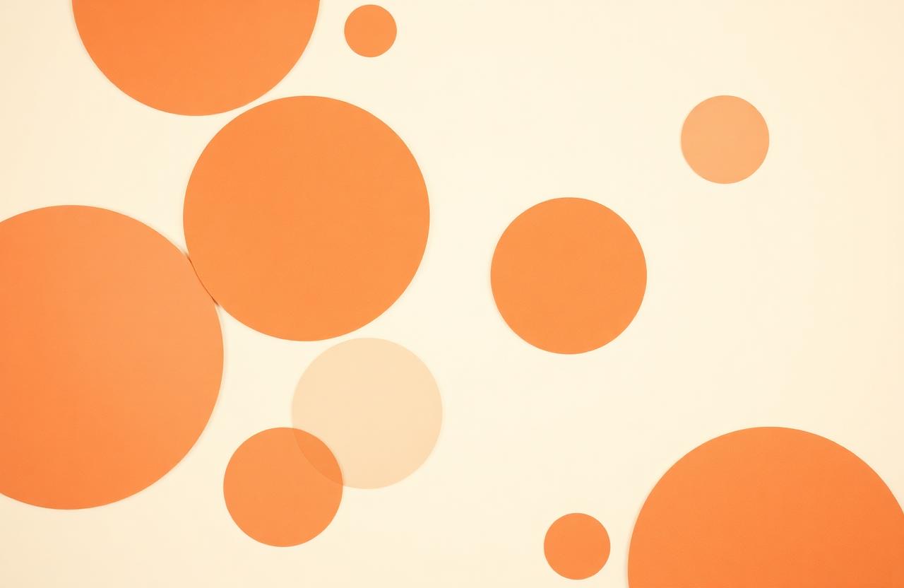 Soft circular abstract composition representing 3D areola restoration