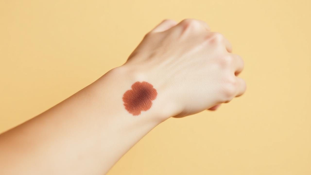 Close-up of a forearm with a dark, hyperpigmented healed scar — example of a candidate for scar neutralization