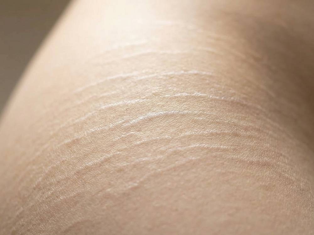 Stretch mark camouflage paramedical tattooing at Ink Clinic Modesto.